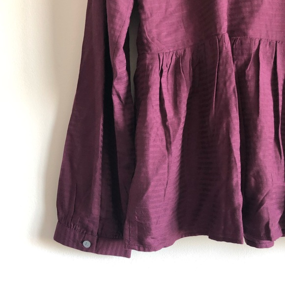 LOFT Lacy Peplum Blouse - Picture 6 of 8